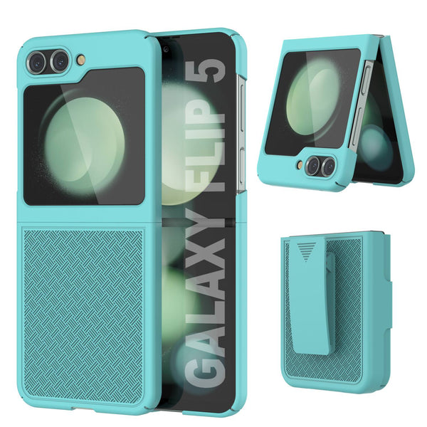 Galaxy Z Flip5 Case With Tempered Glass Screen Protector, Holster Belt –  punkcase