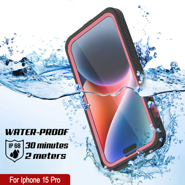 iPhone 15 Pro Waterproof Case, Punkcase [Extreme Series] Armor