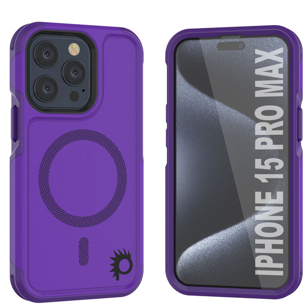 magnetic mobile phone case For iPhone 16 Pro Max Case with 360 Rotatable Magnetic Ring Stand | Compatible with Mag-Safe | Military-Grade Protection