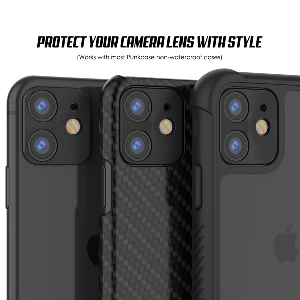 Punkcase iPhone 11 Camera Protector Ring [Black] punkcase