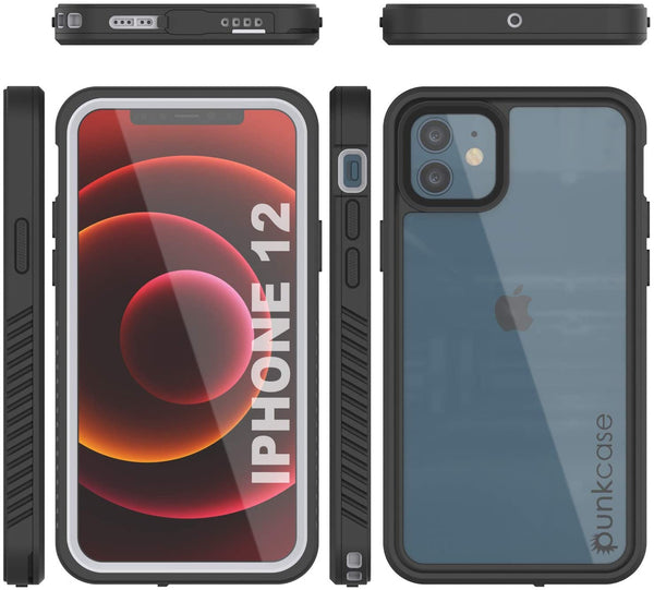 iPhone 12 Waterproof Case, Punkcase [Extreme Series] Armor Cover W