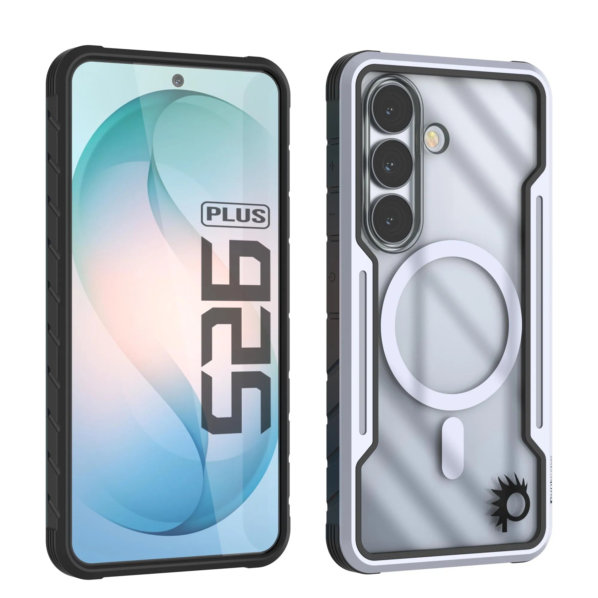 Punkcase S26+ Plus Armor Stealth Case Protective Military Grade Multilayer Cover [White]