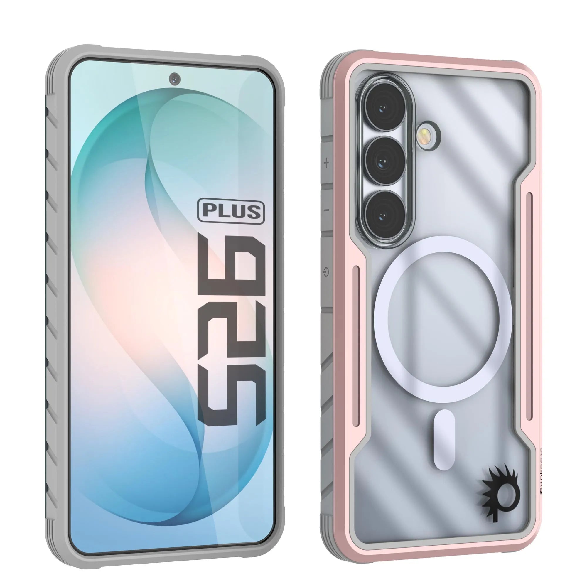Punkcase S26+ Plus Armor Stealth Case Protective Military Grade Multilayer Cover [Rose-Gold]