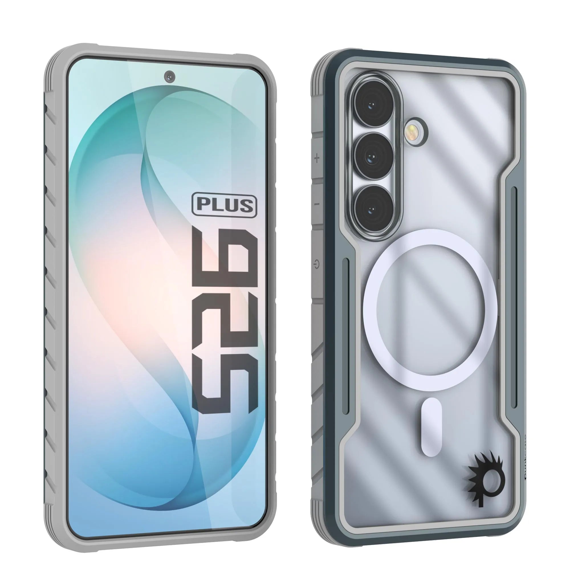 Punkcase S26+ Plus Armor Stealth Case Protective Military Grade Multilayer Cover [Grey]