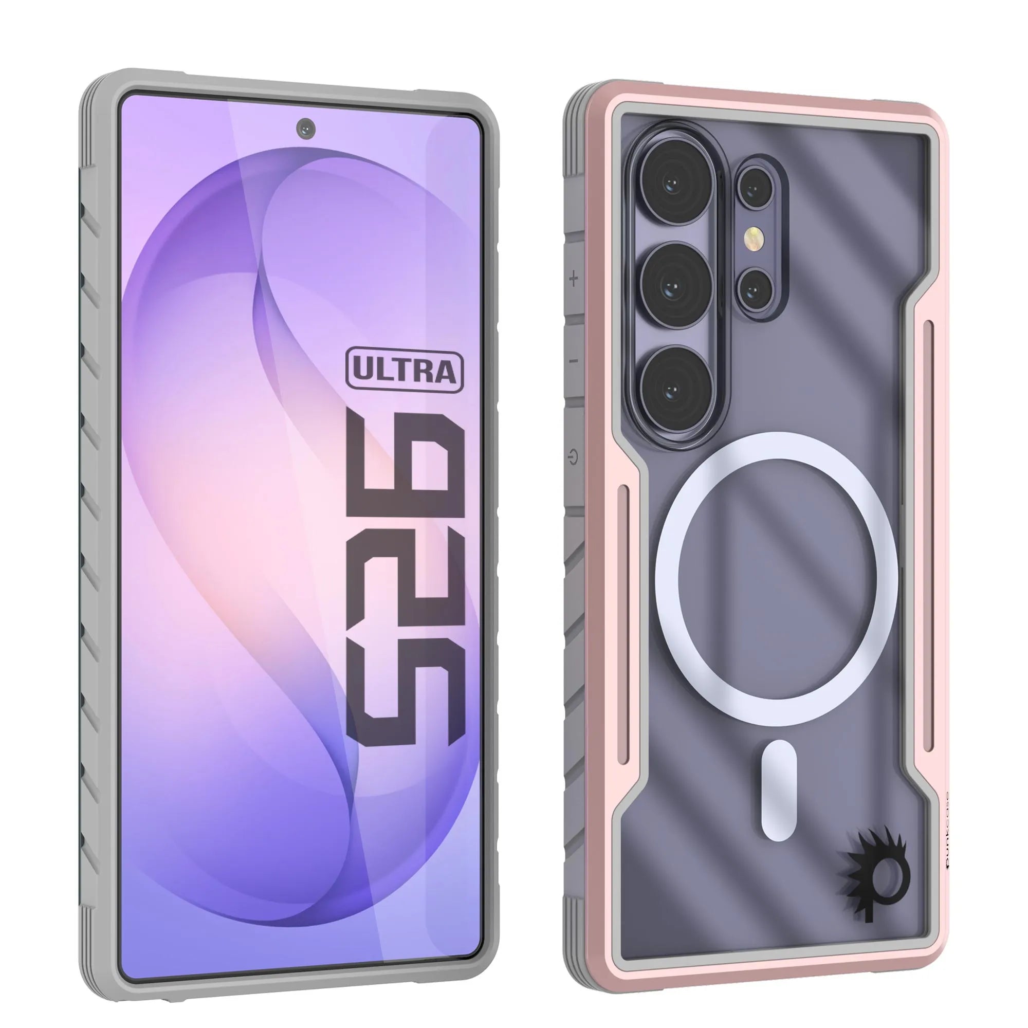Punkcase S26 Ultra Armor Stealth Case Protective Military Grade Multilayer Cover [Rose-Gold]