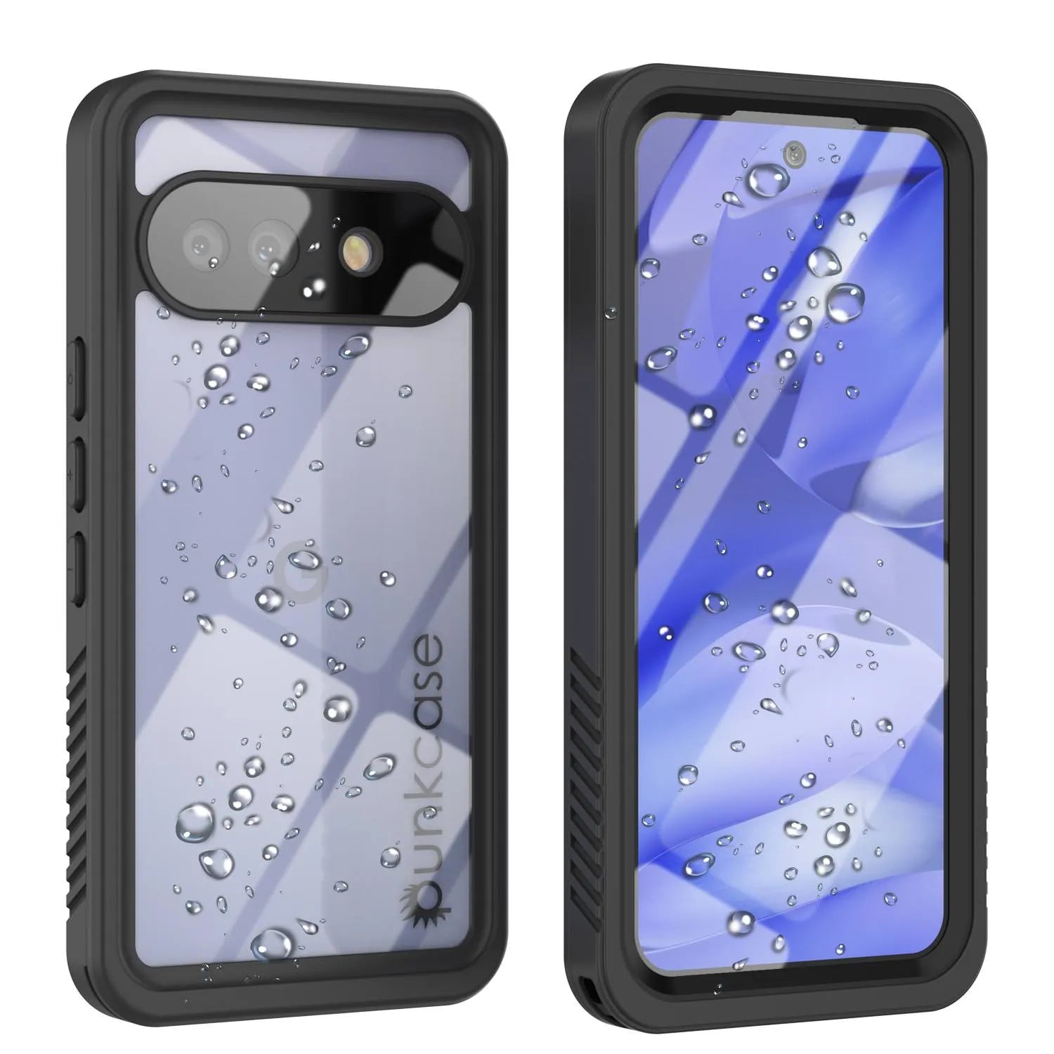 Google Pixel 9a Waterproof Case, Punkcase [Extreme Series] Armor Cover W/ Built In Screen Protector [Black]
