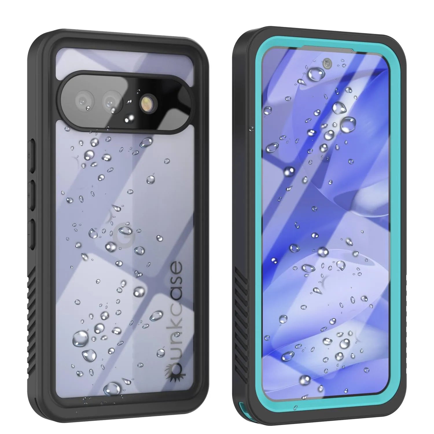 Google Pixel 9a Waterproof Case, Punkcase [Extreme Series] Armor Cover W/ Built In Screen Protector [Teal]