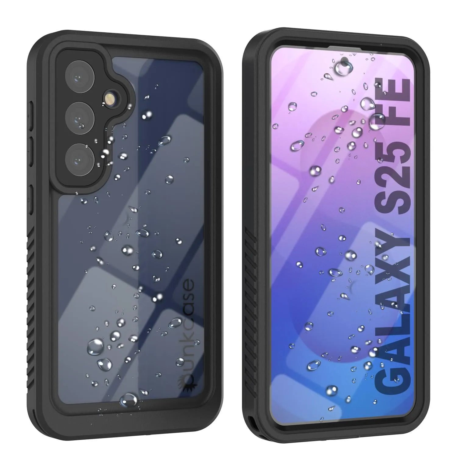 Galaxy S25 FE Water/ Shockproof [Extreme Series] With Screen Protector Case [Black]