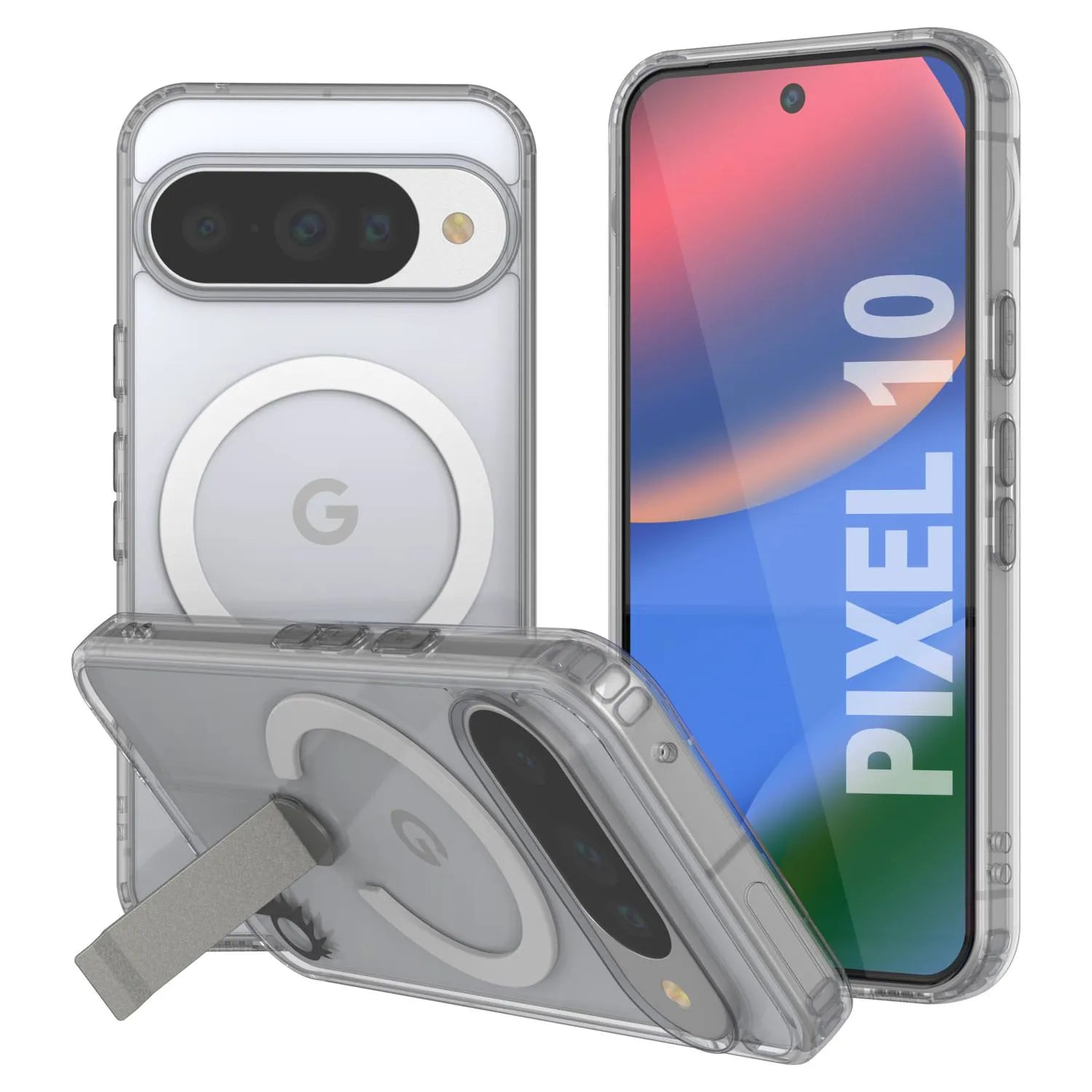 Google Pixel 10 Lucid 3.0 Clear Protective Cover w/ Magnetic Wireless Charging