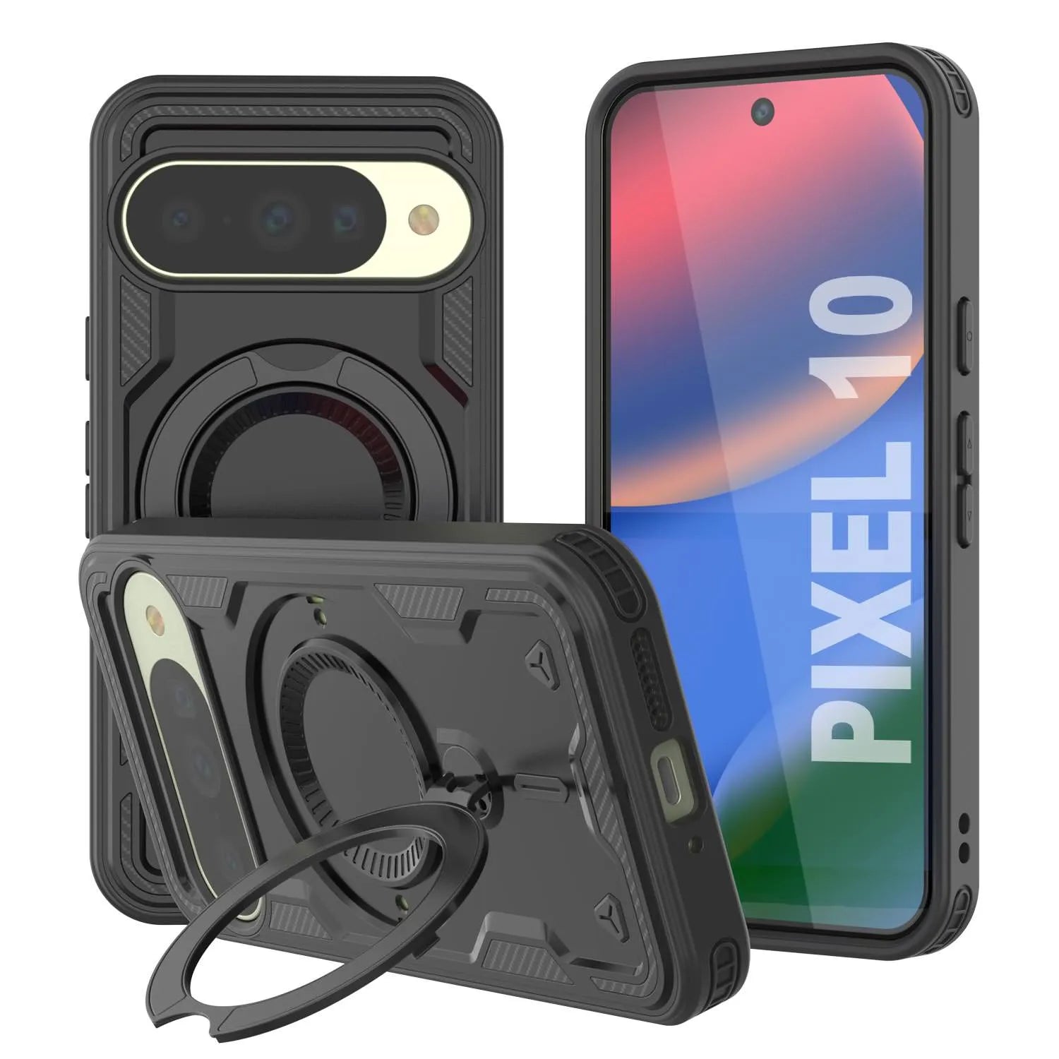 Google Pixel 10 Case Magnetix 2.0 w/ Kickstand [Black]
