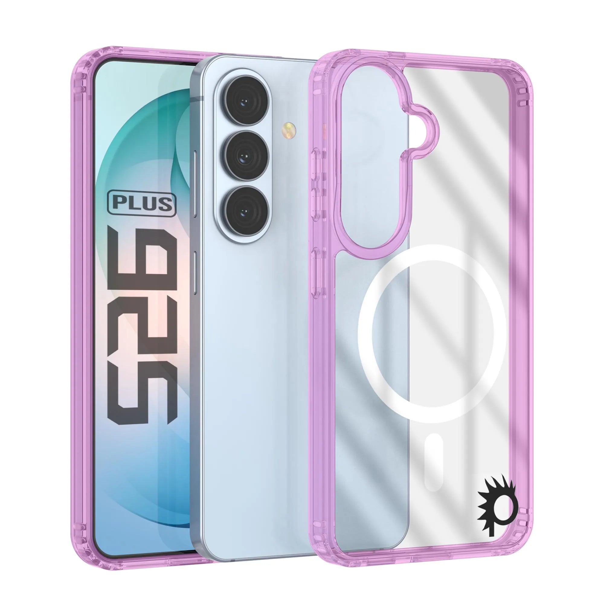 Galaxy S26 Plus Magnetic Wireless Charging Case [Clear Acrylic Series] [Non-Slip] For Galaxy S26 Plus [Pink]