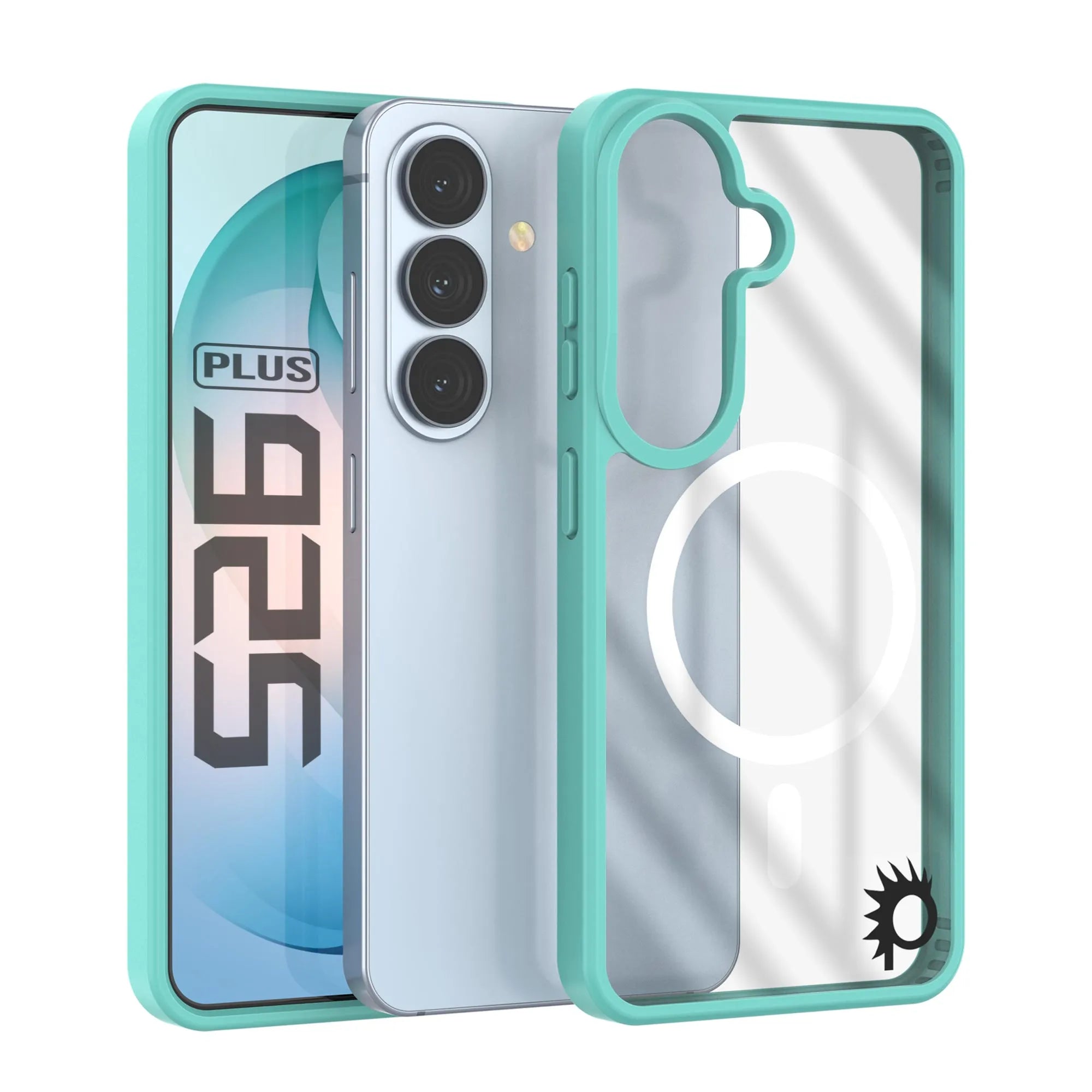 Galaxy S26 Plus Magnetic Wireless Charging Case [Clear Acrylic Series] [Non-Slip] For Galaxy S26 Plus [Teal]