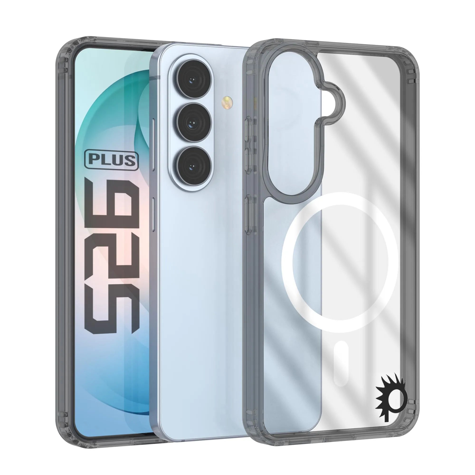 Galaxy S26 Plus Magnetic Wireless Charging Case [Clear Acrylic Series] [Non-Slip] For Galaxy S26 Plus [Transparent Black]