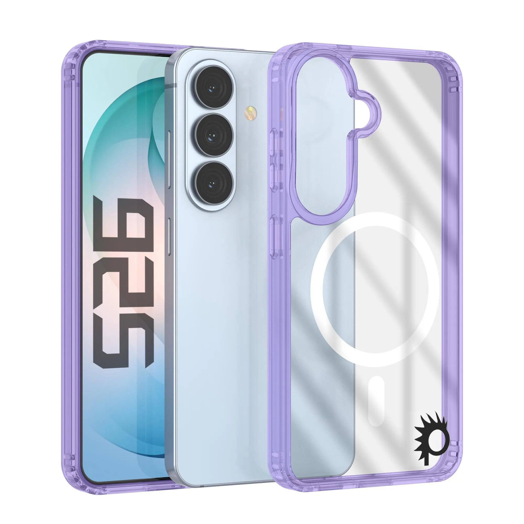 Galaxy S26 Magnetic Wireless Charging Case [Clear Acrylic Series] [Non-Slip] For Galaxy S26 [Purple]