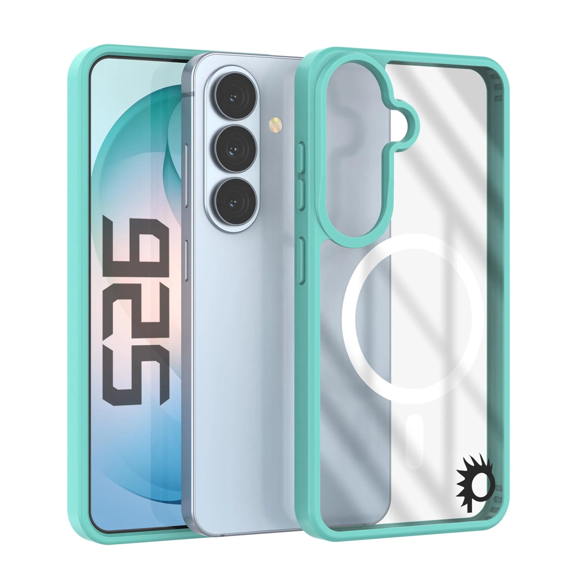 Galaxy S26 Magnetic Wireless Charging Case [Clear Acrylic Series] [Non-Slip] For Galaxy S26 [Teal]
