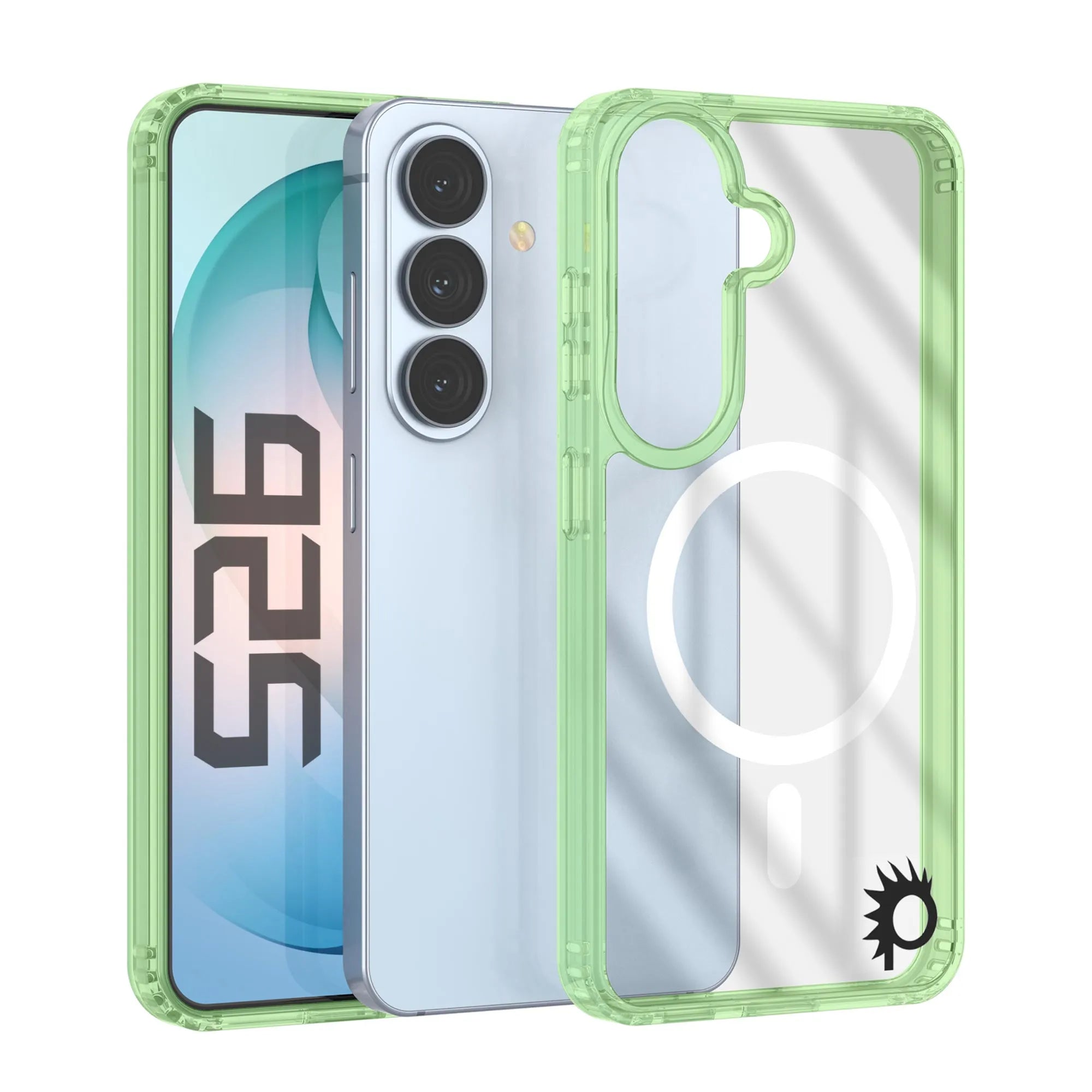 Galaxy S26 Magnetic Wireless Charging Case [Clear Acrylic Series] [Non-Slip] For Galaxy S26 [Green]