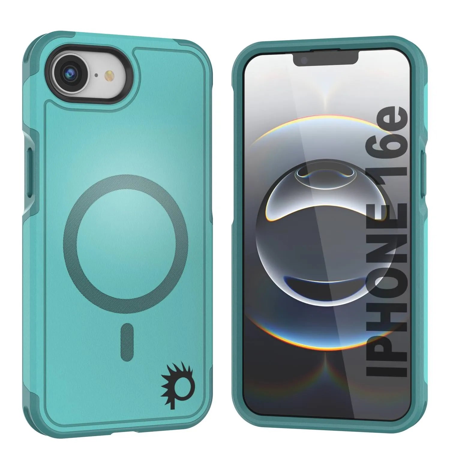 PunkCase iPhone 16e Case, [Spartan 2.0 Series] Clear Rugged