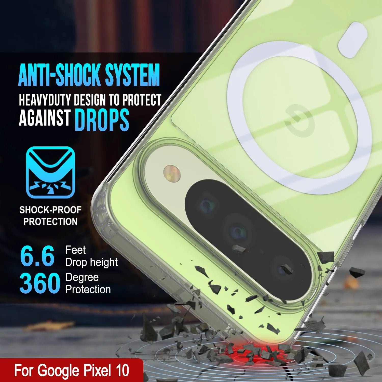 Pixel 10 Magnetic Wireless Charging Case [ClearMag Series]