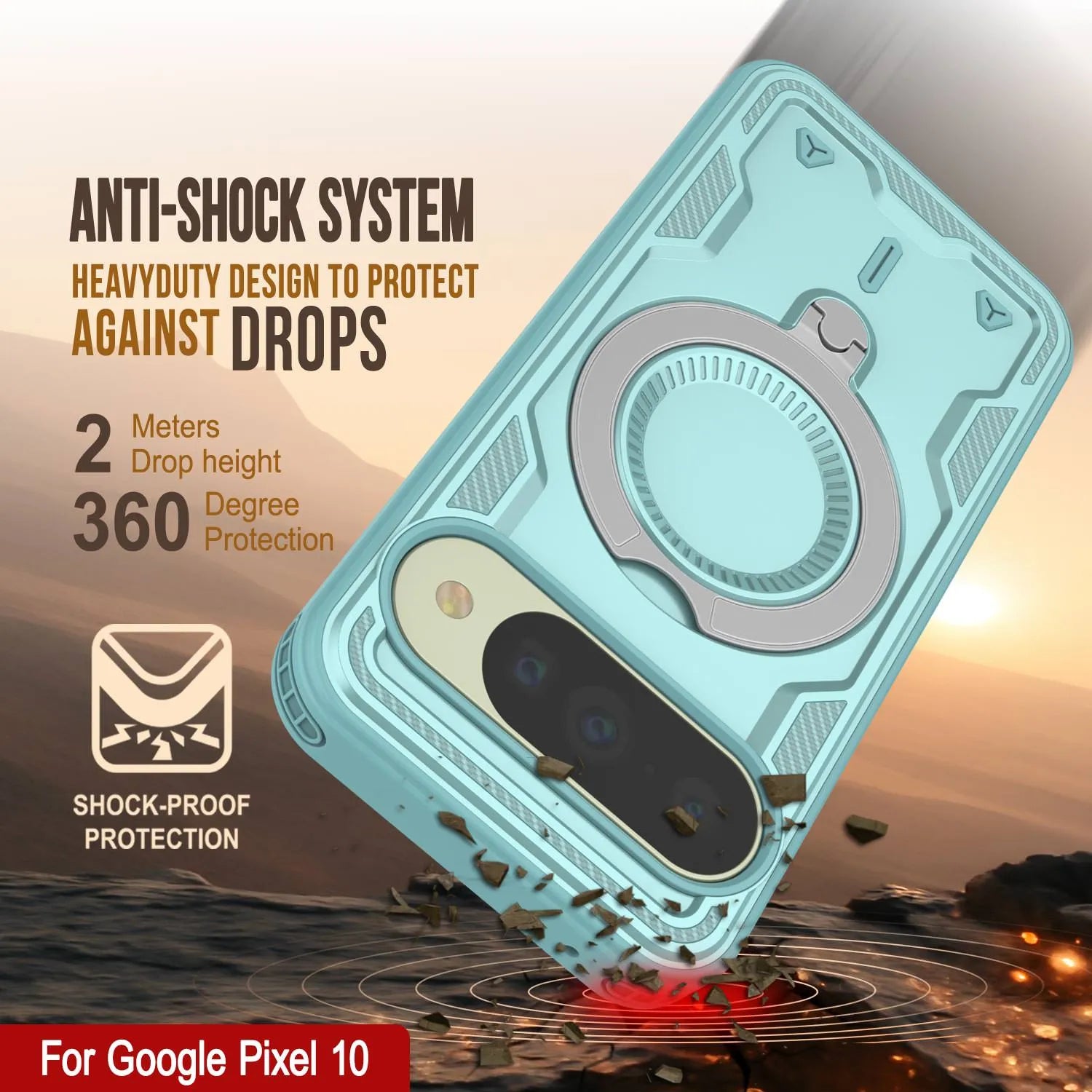 Google Pixel 10 Case Magnetix 2.0 w/ Kickstand [Teal]