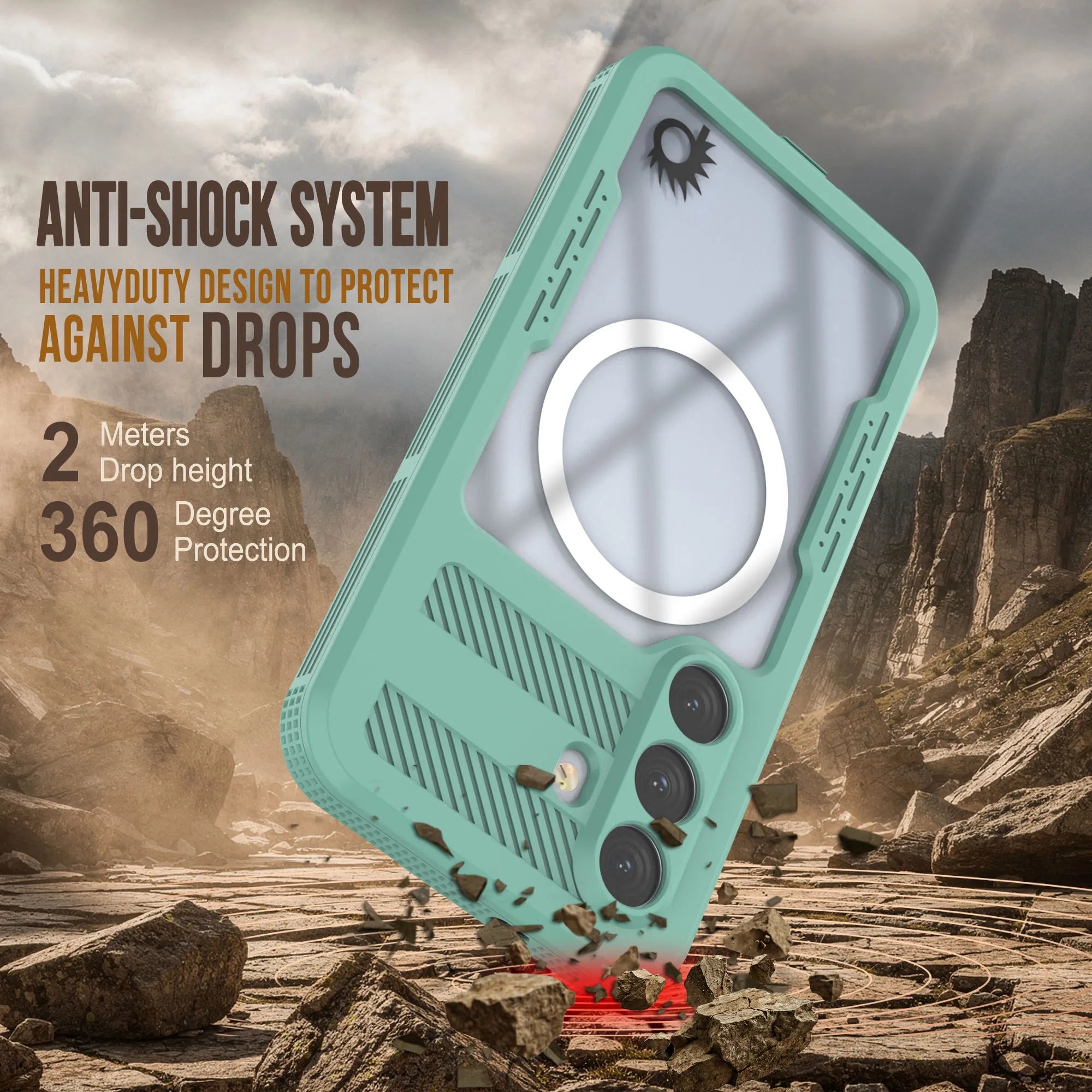 Galaxy S26+ Plus Waterproof Case [Alpine 2.0 Series] [Slim Fit] [IP68 Certified] [Shockproof] [Teal]