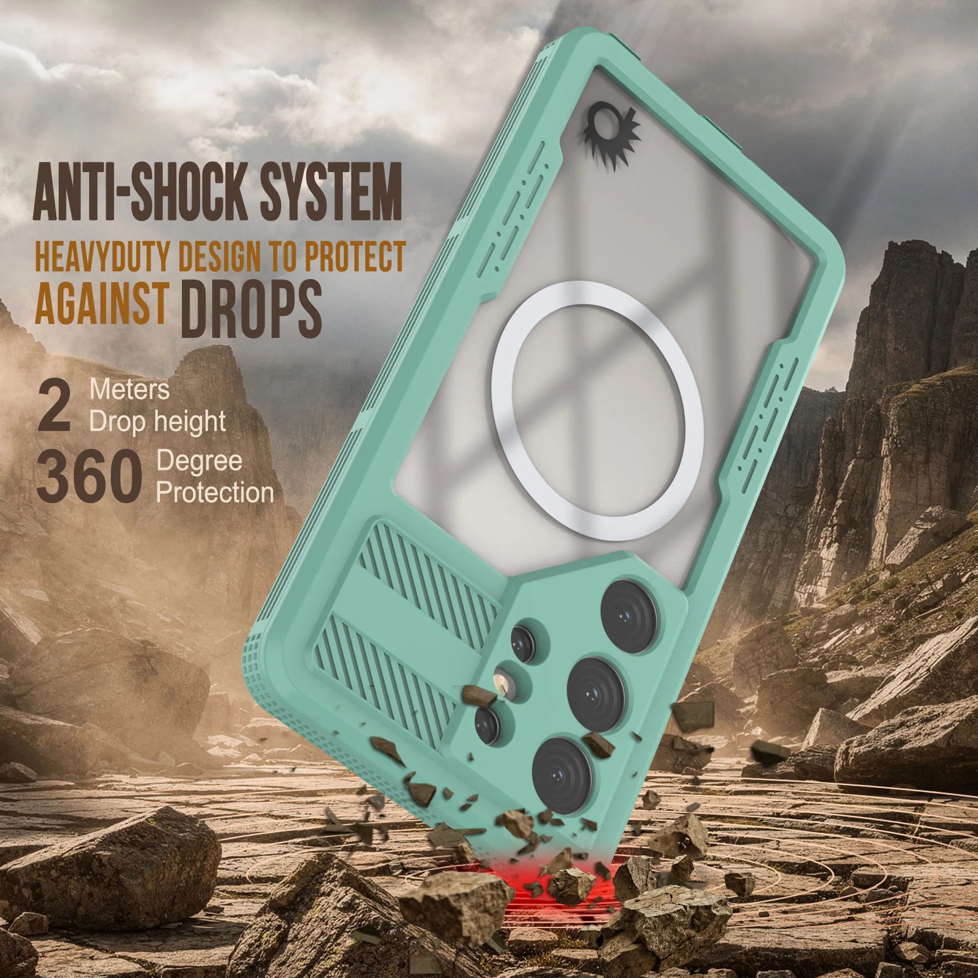 Galaxy S26 Ultra Waterproof Case [Alpine 2.0 Series] [Slim Fit] [IP68 Certified] [Shockproof] [Teal]