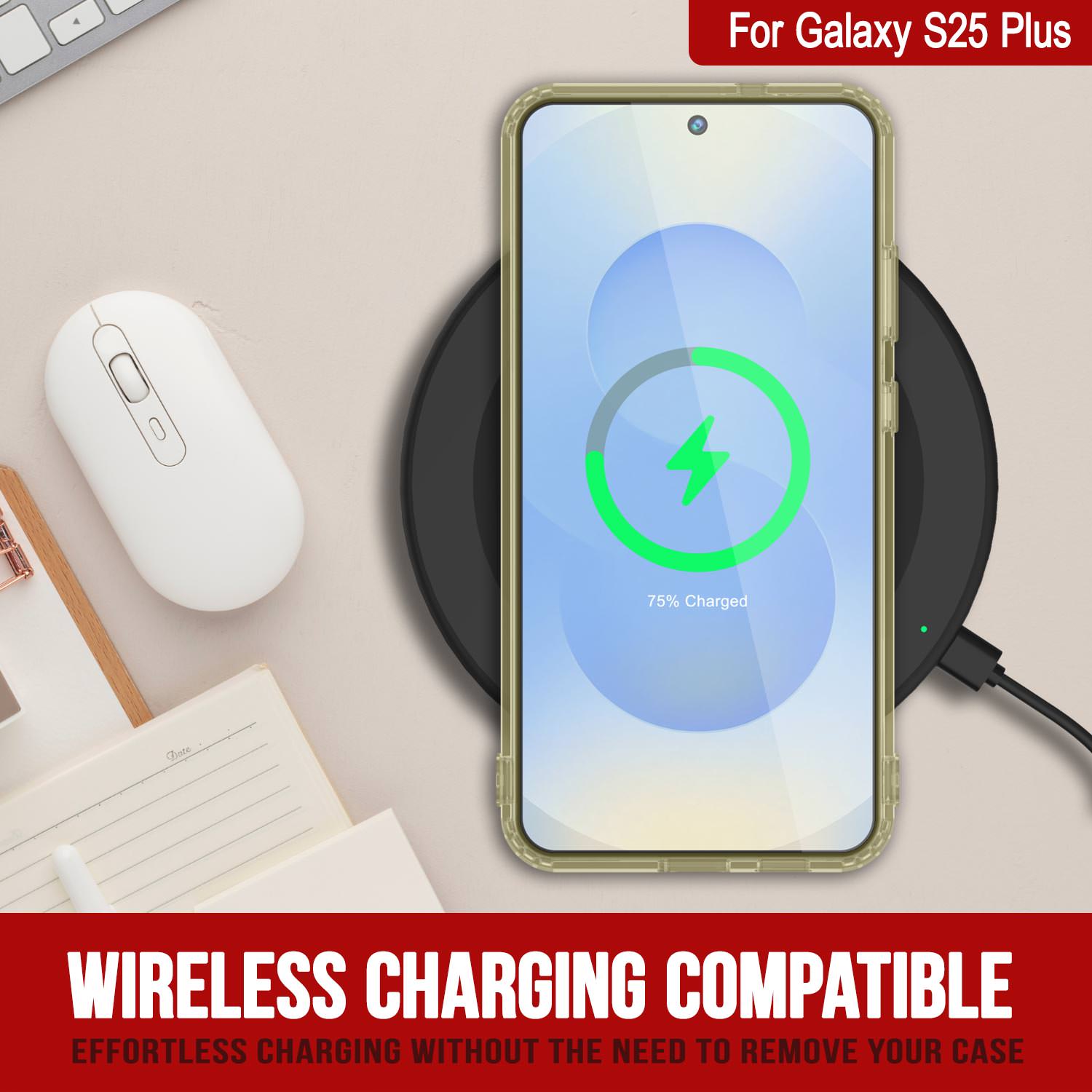 Galaxy S25 Plus Case [Clear Acrylic Series] [Non-Slip] For Galaxy S25 Plus [Yellow]