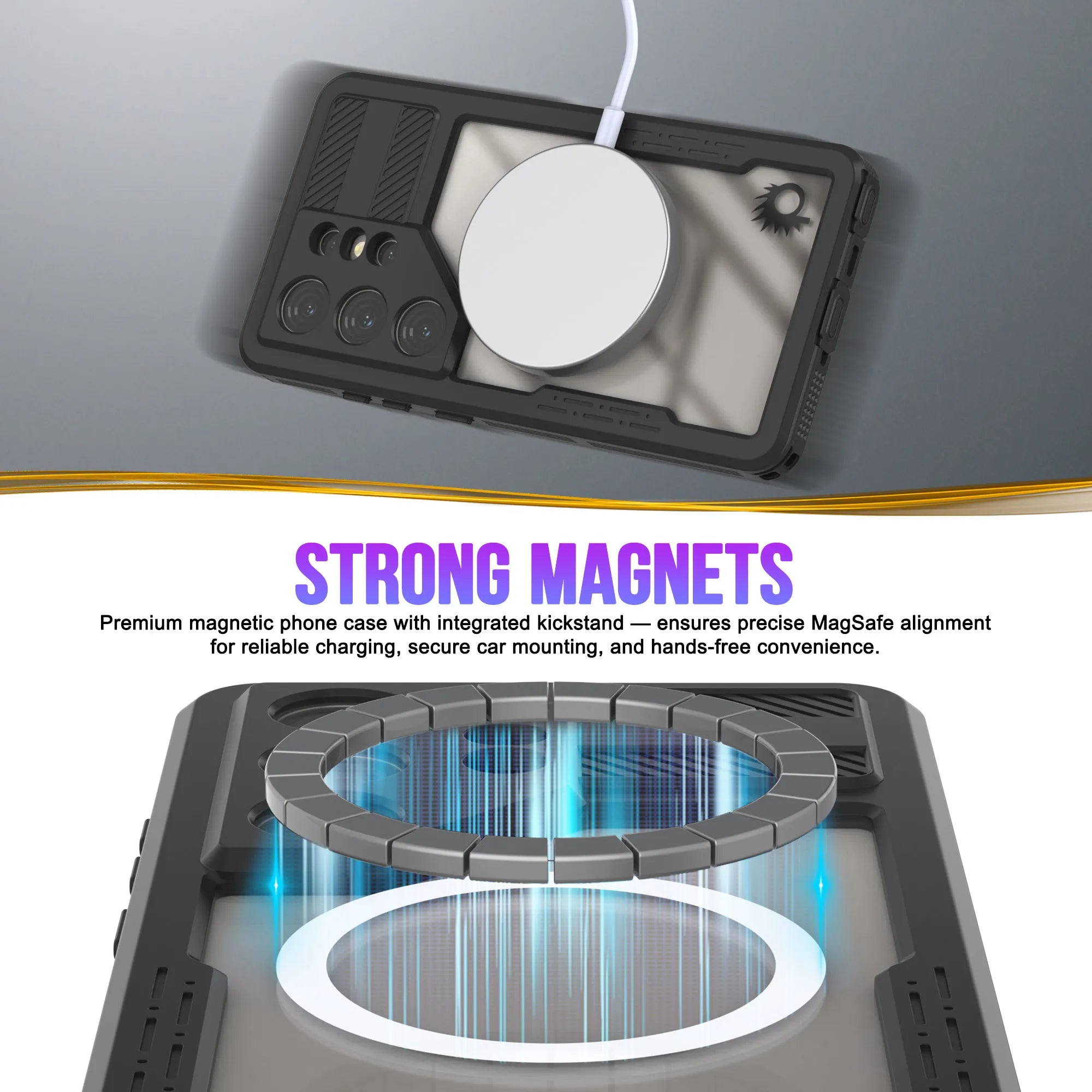 Galaxy S26 Ultra Waterproof Case [Alpine 2.0 Series] [Slim Fit] [IP68 Certified] [Shockproof] [Black]