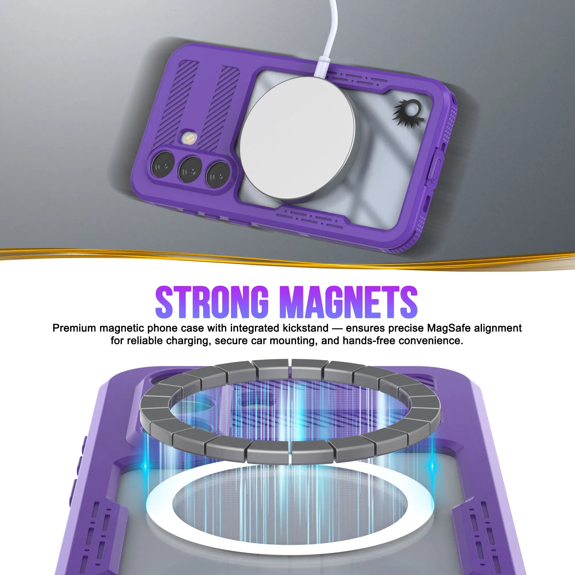 Galaxy S26 Waterproof Case [Alpine 2.0 Series] [Slim Fit] [IP68 Certified] [Shockproof] [Purple]