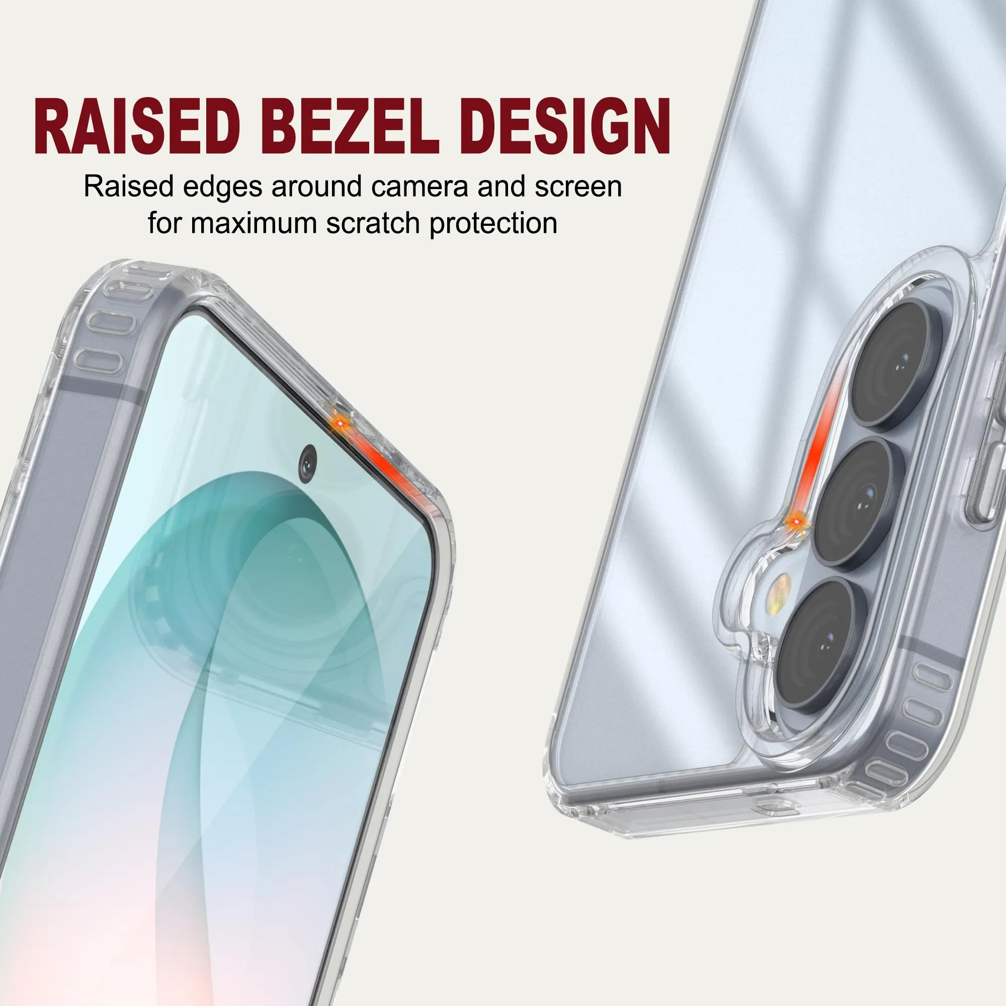 Galaxy S26 Plus Case [Clear Acrylic Series] [Non-Slip] For Galaxy S26 Plus [Clear]