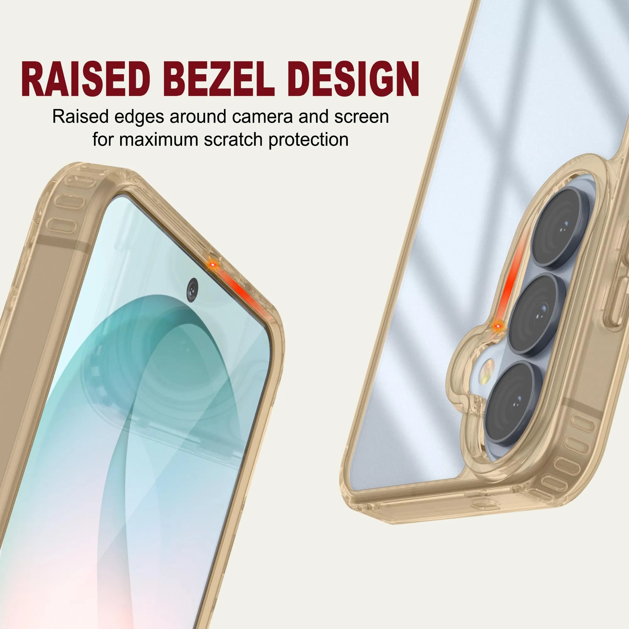 Galaxy S26 Plus Case [Clear Acrylic Series] [Non-Slip] For Galaxy S26 Plus [Yellow]