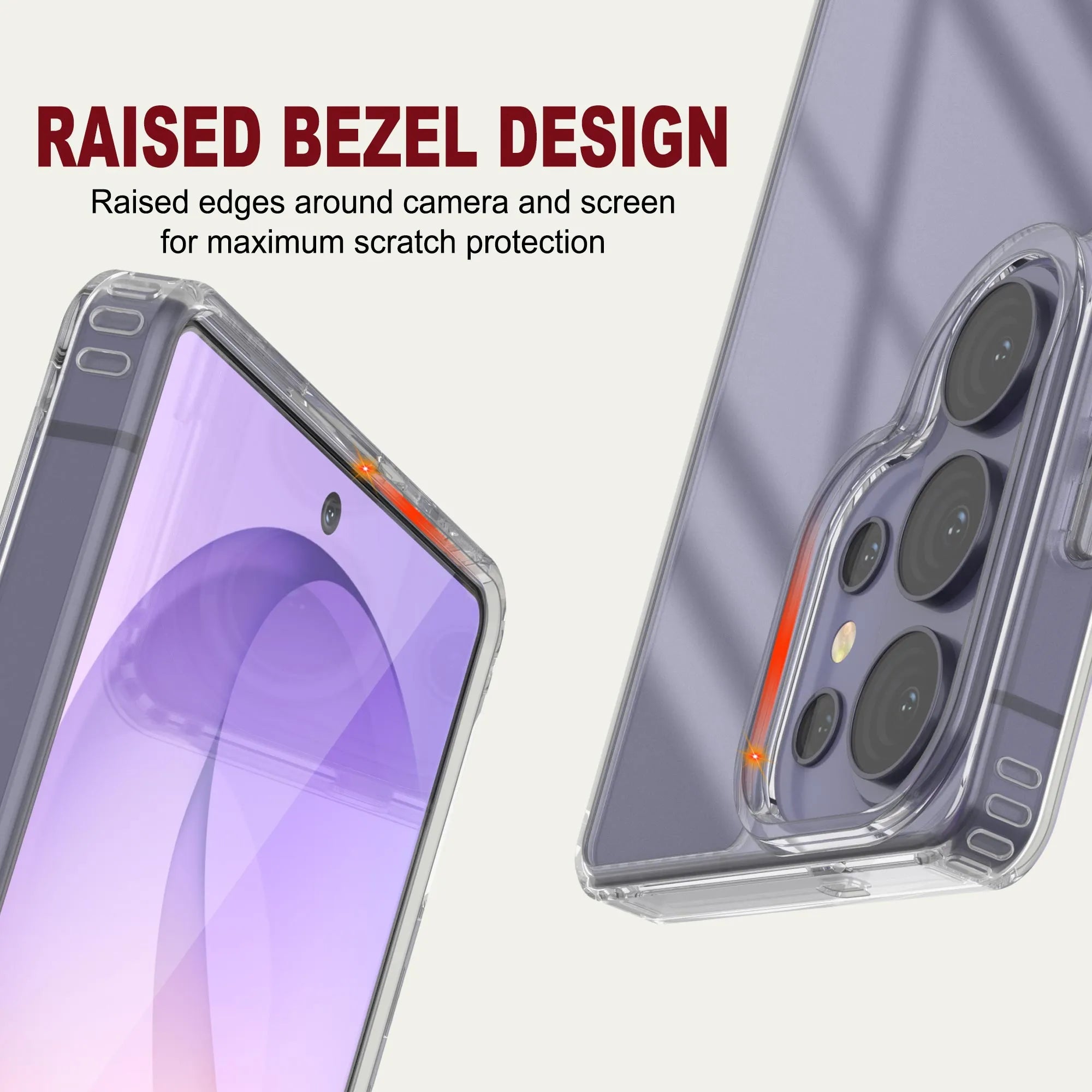 Galaxy S26 Ultra Case [Clear Acrylic Series] [Non-Slip] For Galaxy S26 Ultra [Clear]