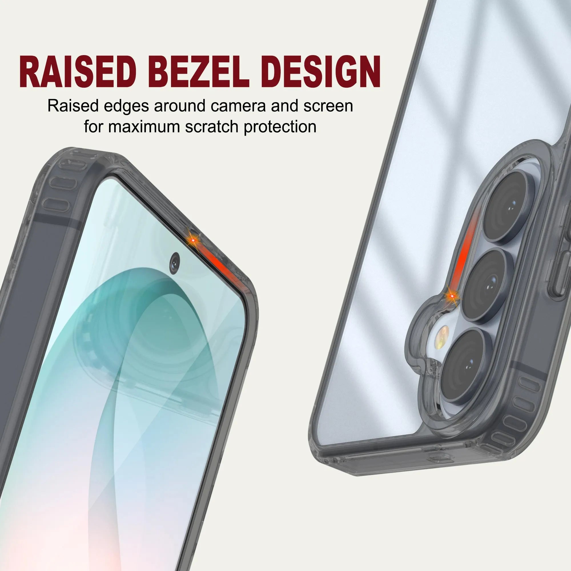 Galaxy S26 Case [Clear Acrylic Series] [Non-Slip] For Galaxy S26 [Transparent Black]