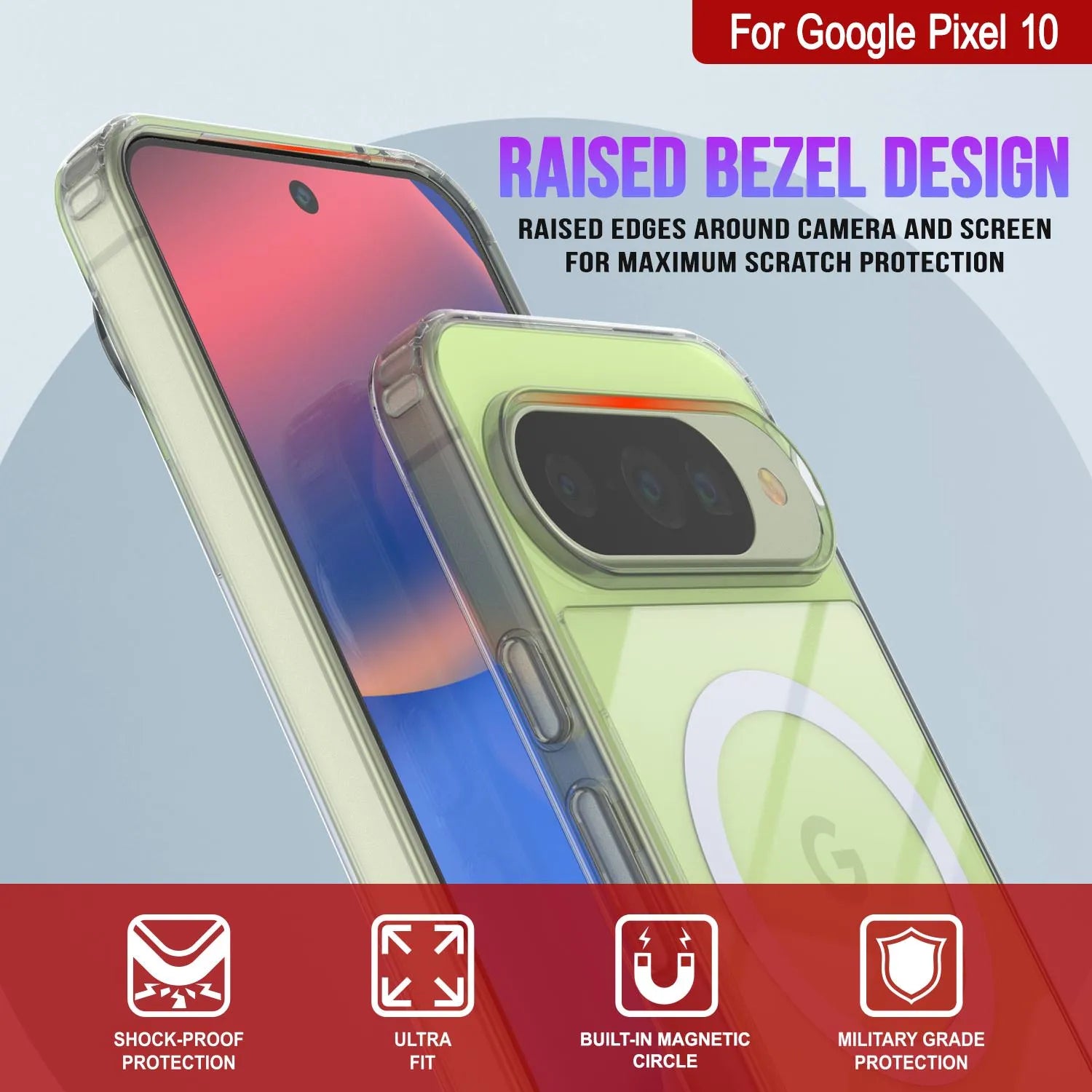 Pixel 10 Magnetic Wireless Charging Case [ClearMag Series]