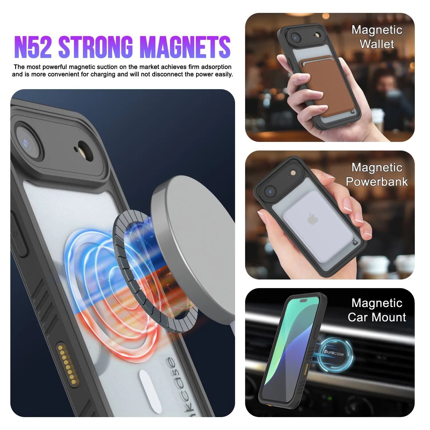 iPhone 17 Air Waterproof Case, Punkcase [Extreme Series] Armor Cover W/ Built In Screen Protector [Teal]