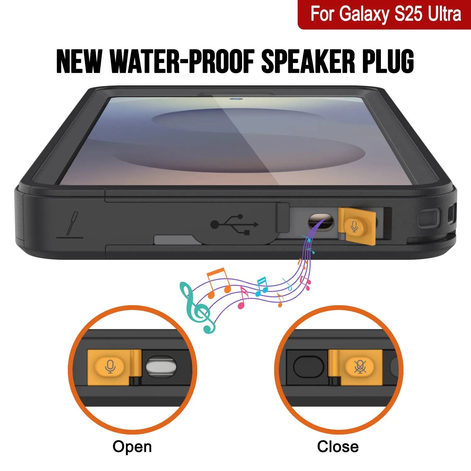 Galaxy S25 Ultra Water/ Shockproof [Extreme Series] With Screen Protector Case [Pink]