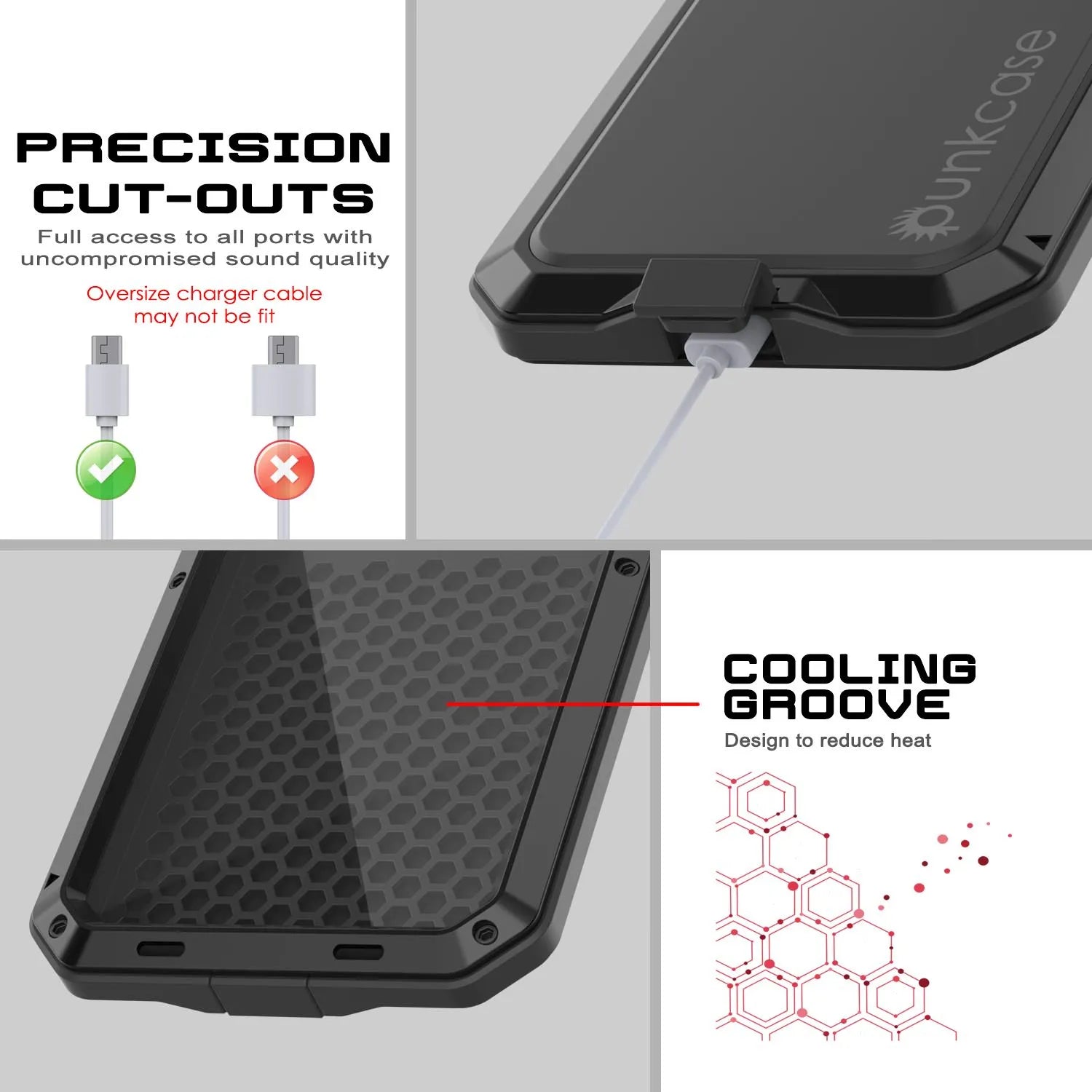 iPhone 17 Pro Max Metal Case, Heavy Duty Military Grade Armor Cover [shock proof] Full Body Hard [Black]