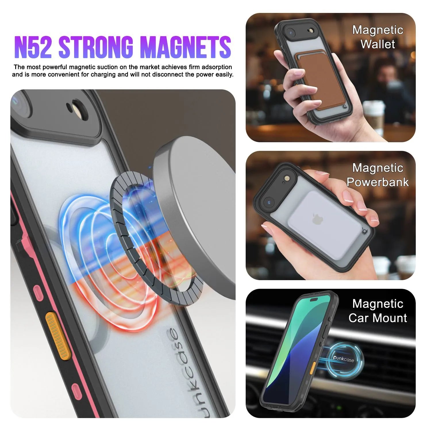 iPhone 17 Air Waterproof IP68 Case, Punkcase [Lilac] [StudStar Series] [Slim Fit] [Dirtproof]