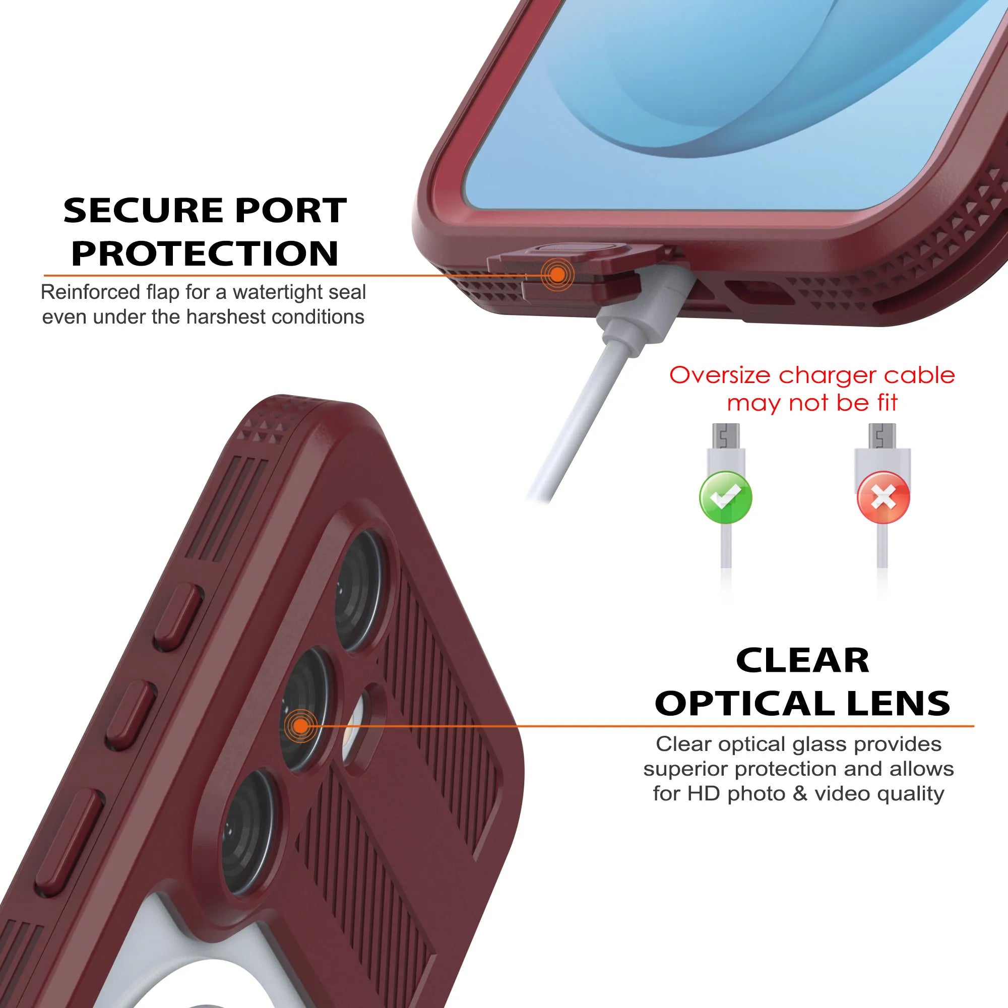 Galaxy S26+ Plus Waterproof Case [Alpine 2.0 Series] [Slim Fit] [IP68 Certified] [Shockproof] [Rose]