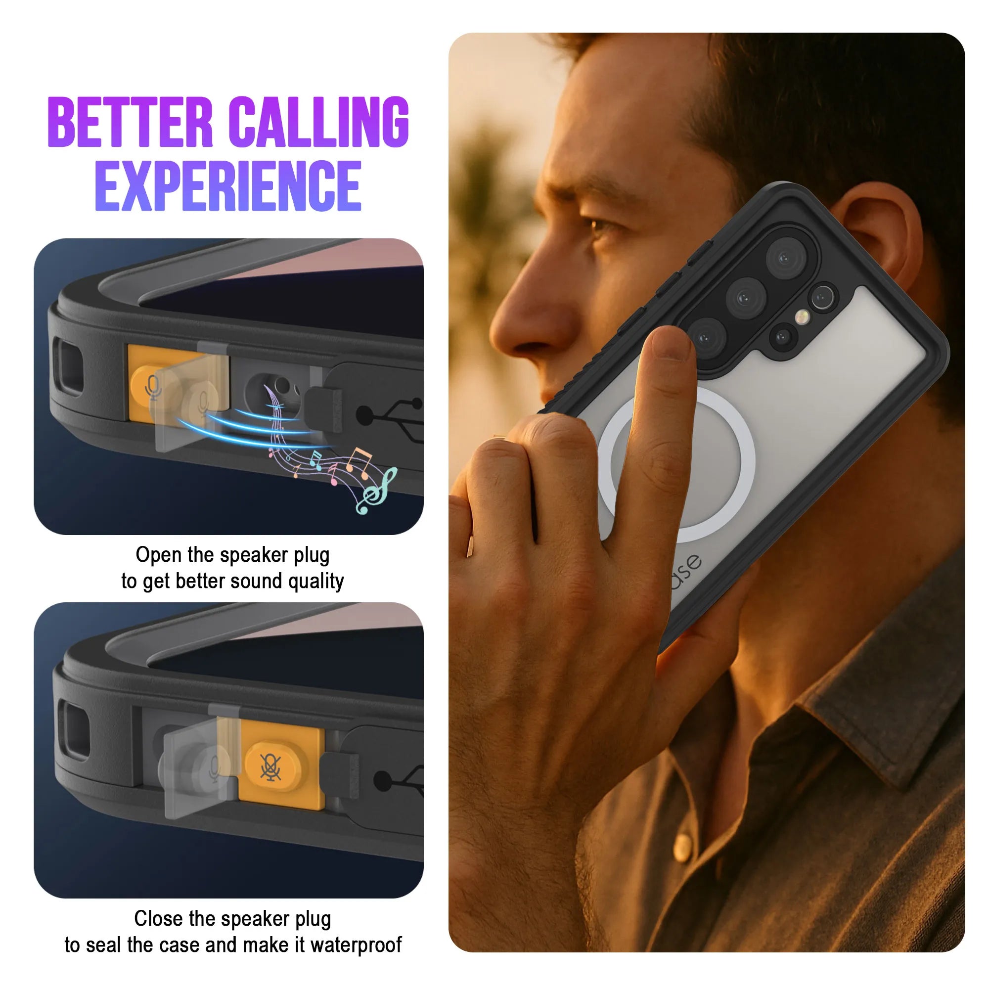 Galaxy S26 Ultra Waterproof Case, Punkcase [Extreme Mag Series] Armor Cover W/ Built In Screen Protector [White]
