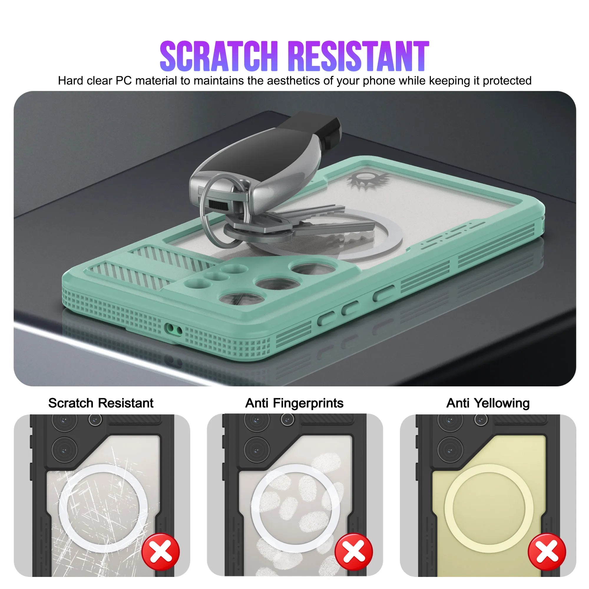 Galaxy S26 Ultra Waterproof Case [Alpine 2.0 Series] [Slim Fit] [IP68 Certified] [Shockproof] [Teal]