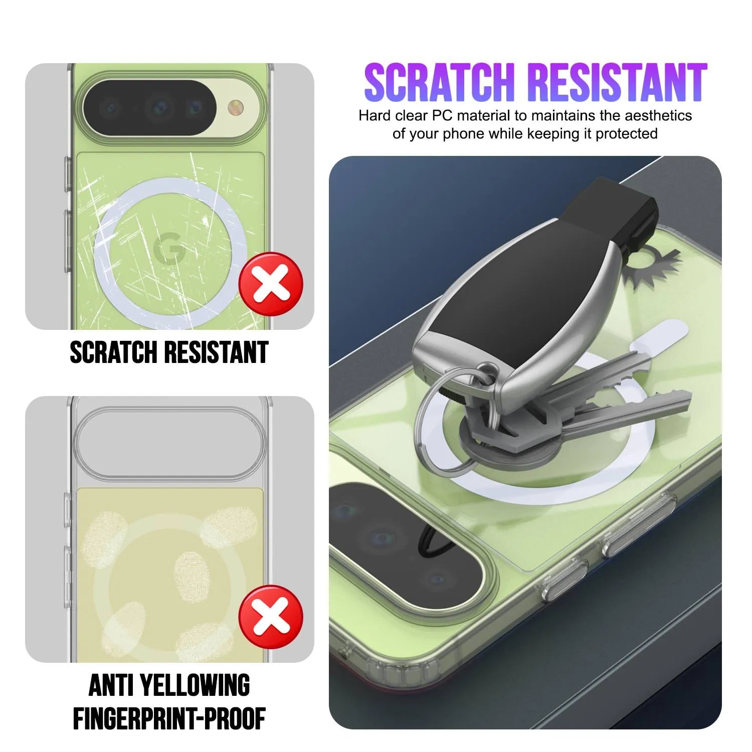 Pixel 10 Magnetic Wireless Charging Case [ClearMag Series]