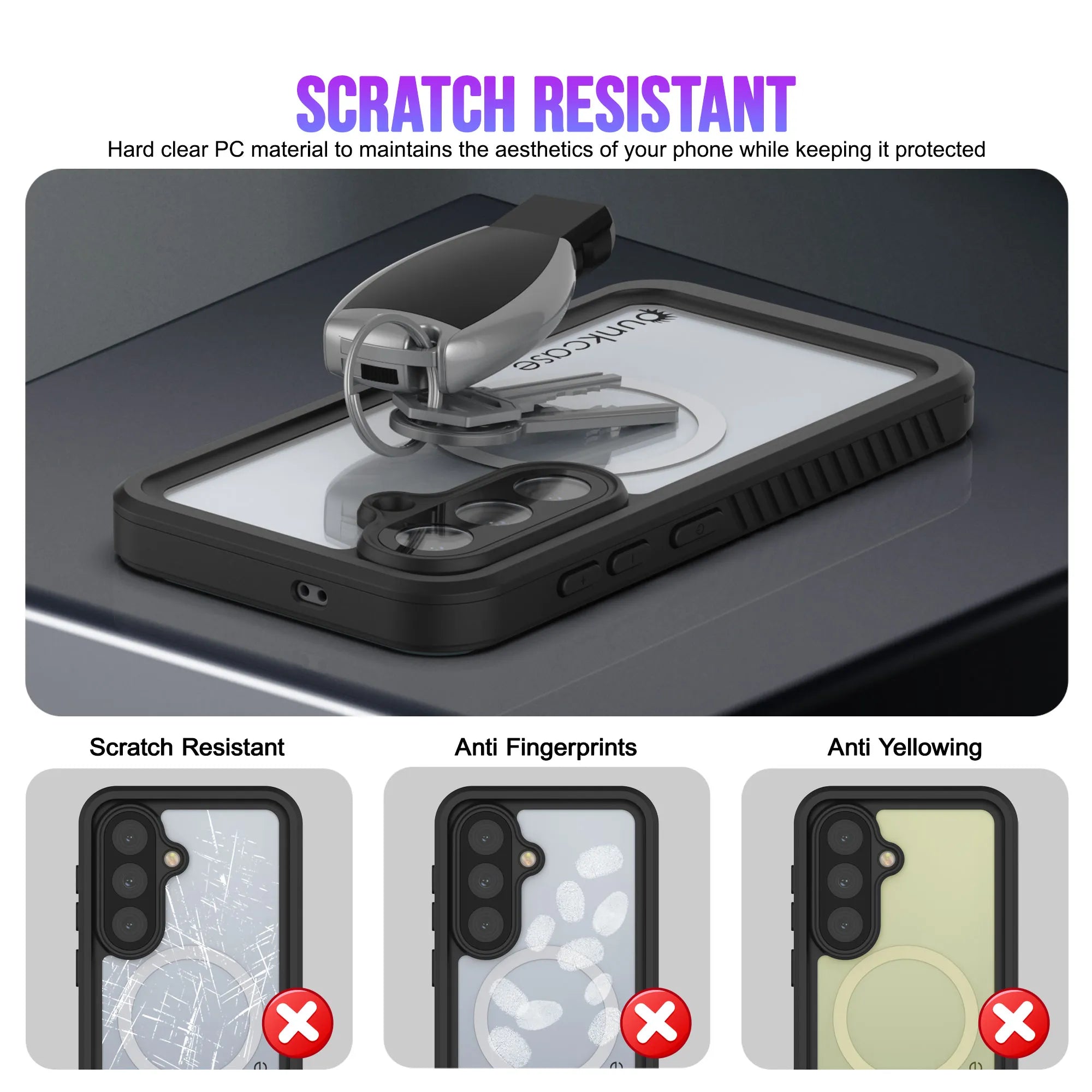 Galaxy S26 Plus Waterproof Case, Punkcase [Extreme Mag Series] Armor Cover W/ Built In Screen Protector [Teal]