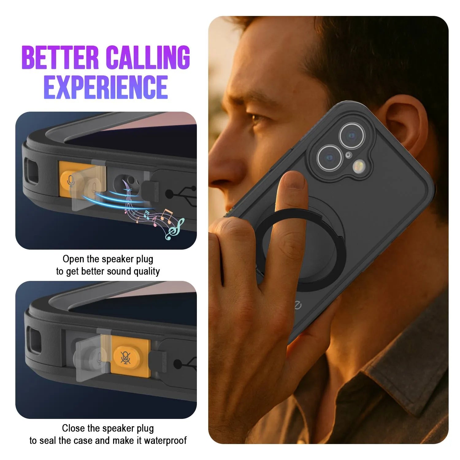 iPhone 17 Waterproof Case [Kickstud 2.0 Series] Protective IP68 Cover W/Screen Protector & Kickstand [Teal]