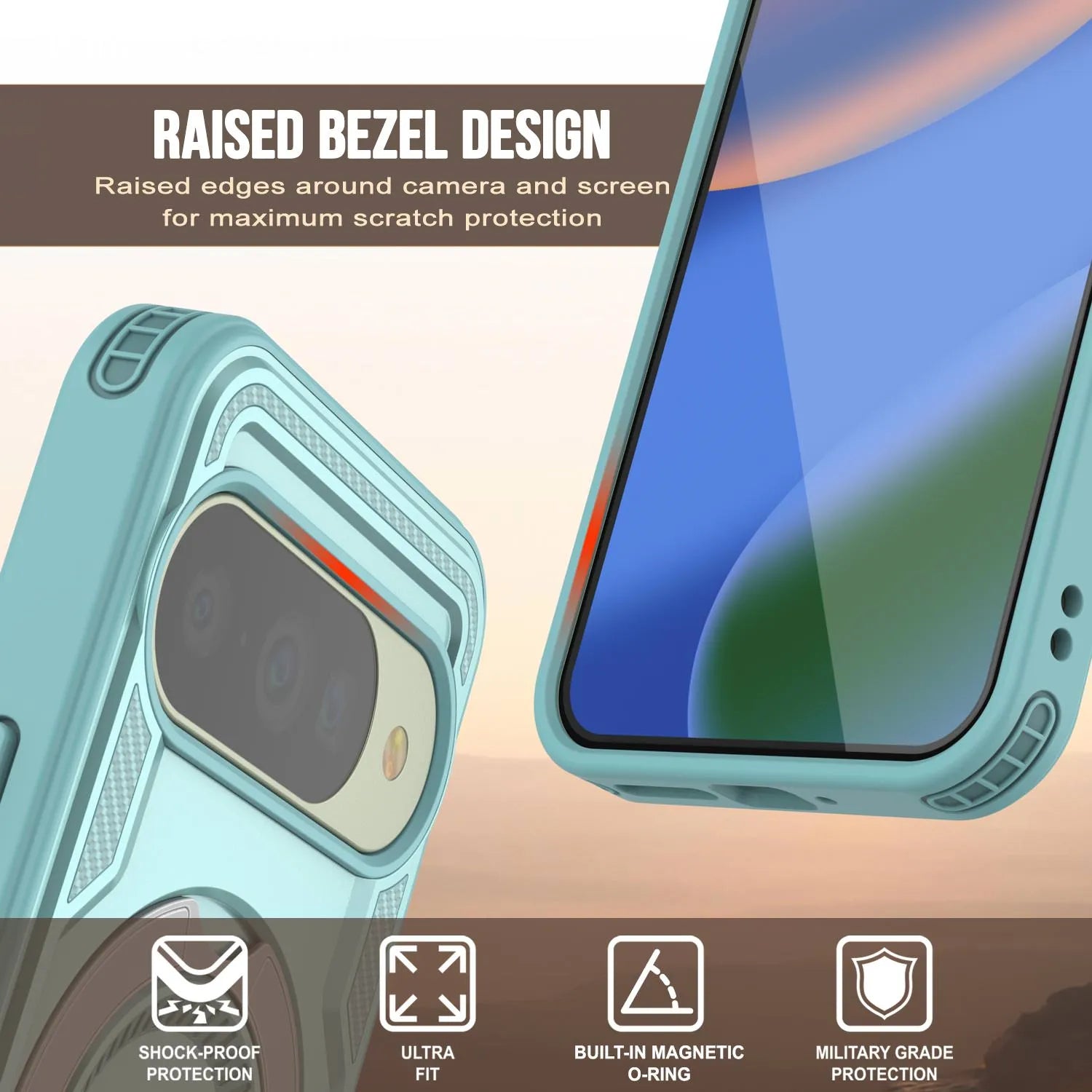 Google Pixel 10 Case Magnetix 2.0 w/ Kickstand [Teal]