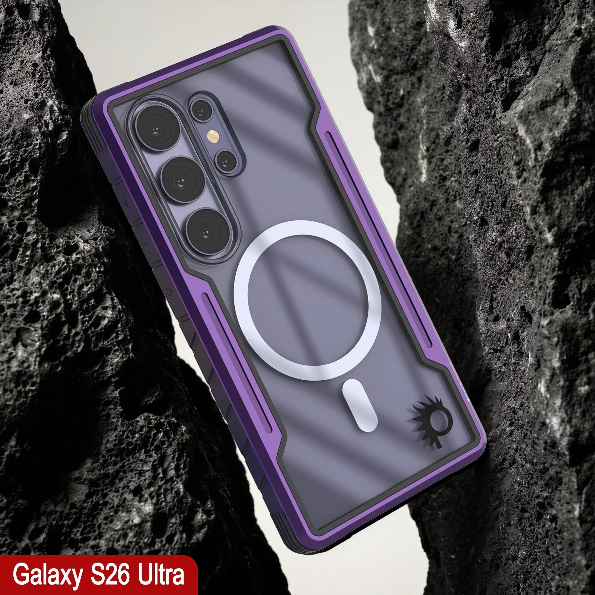 Punkcase S26 Ultra Armor Stealth Case Protective Military Grade Multilayer Cover [Purple]