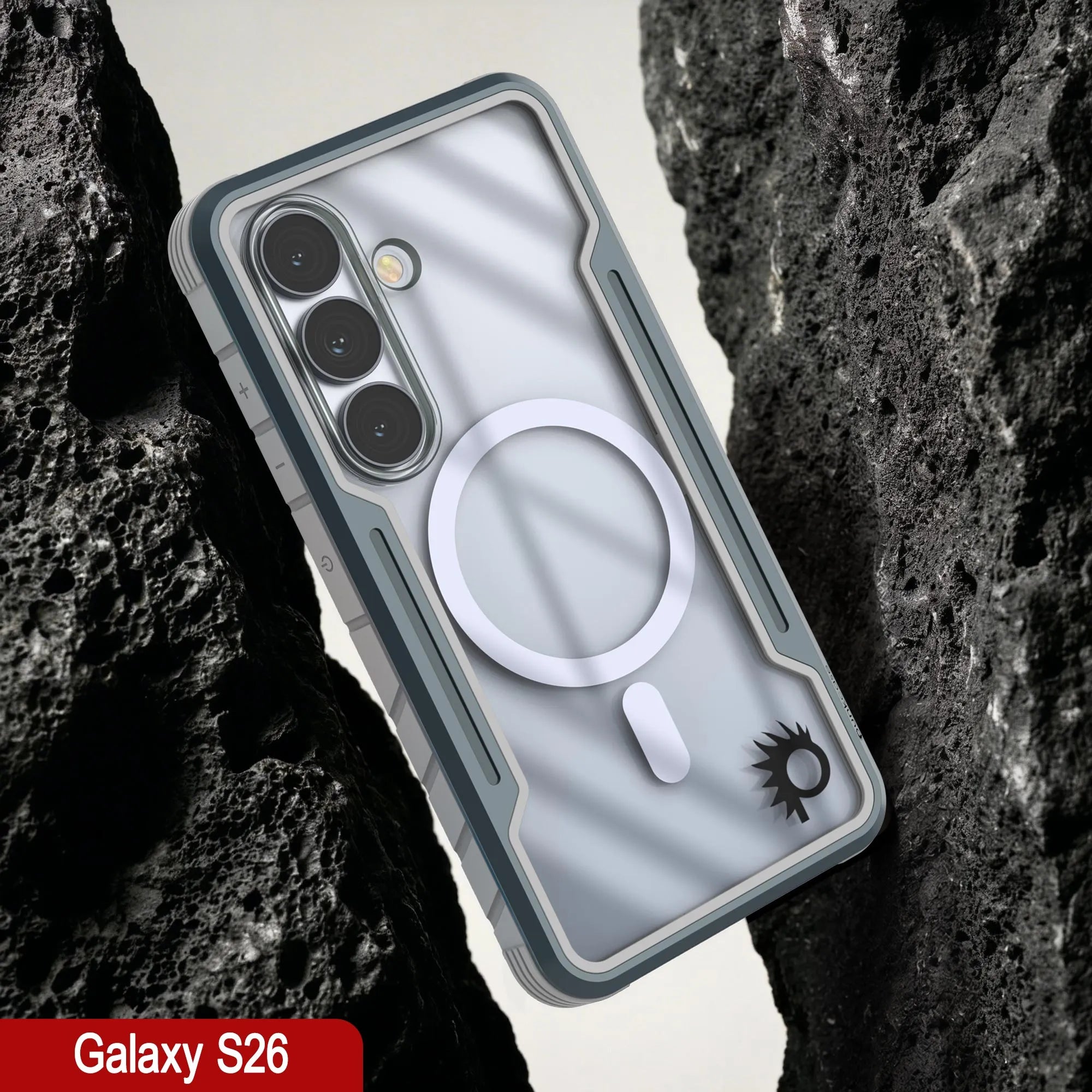 Punkcase S26 Armor Stealth Case Protective Military Grade Multilayer Cover [Grey]