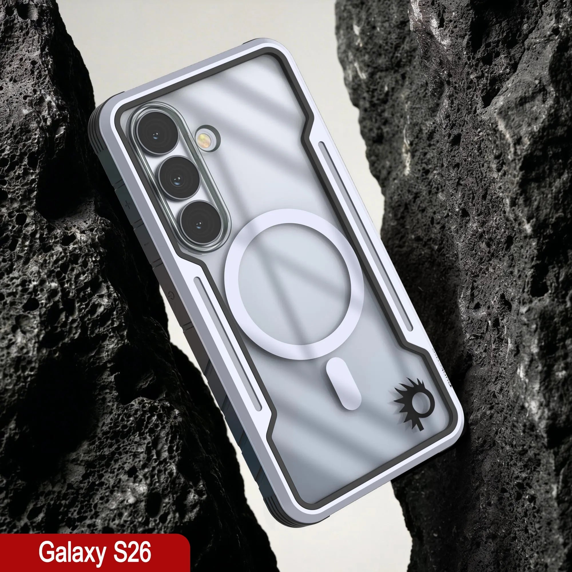 Punkcase S26 Armor Stealth Case Protective Military Grade Multilayer Cover [White]