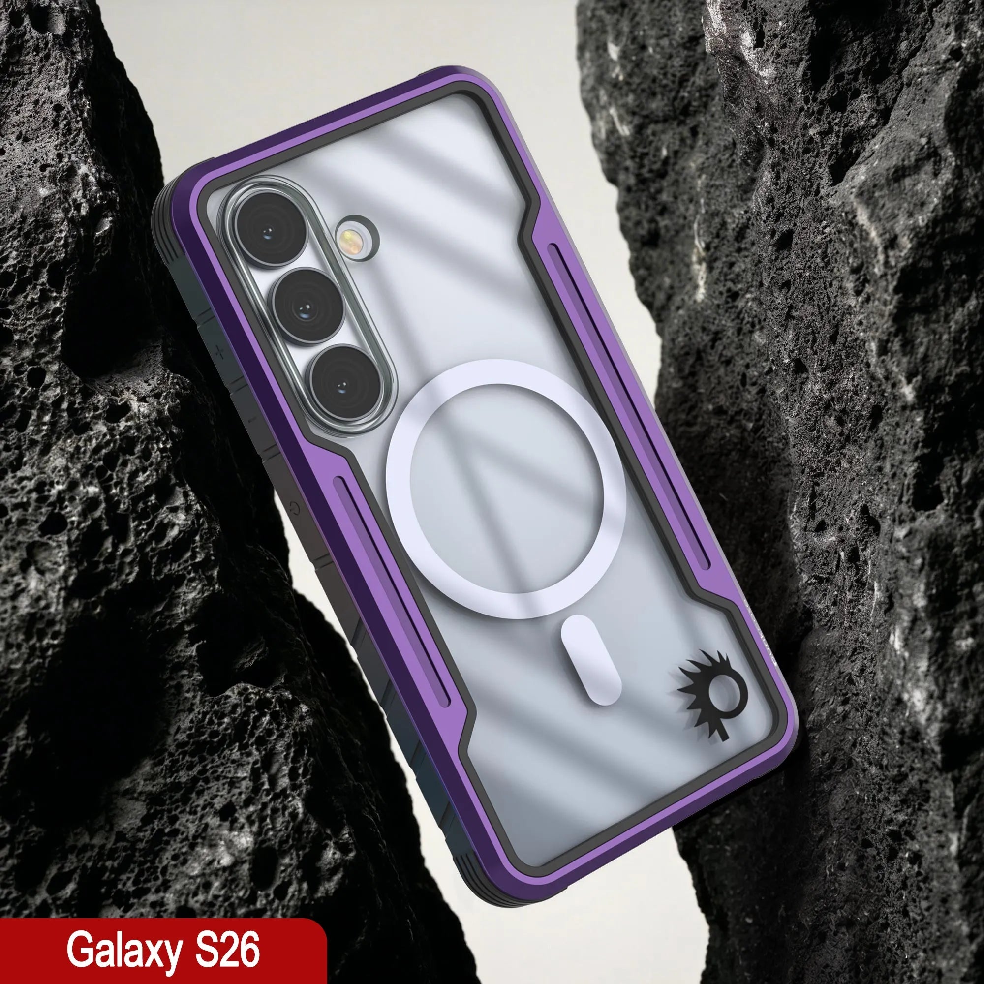 Punkcase S26 Armor Stealth Case Protective Military Grade Multilayer Cover [Purple]