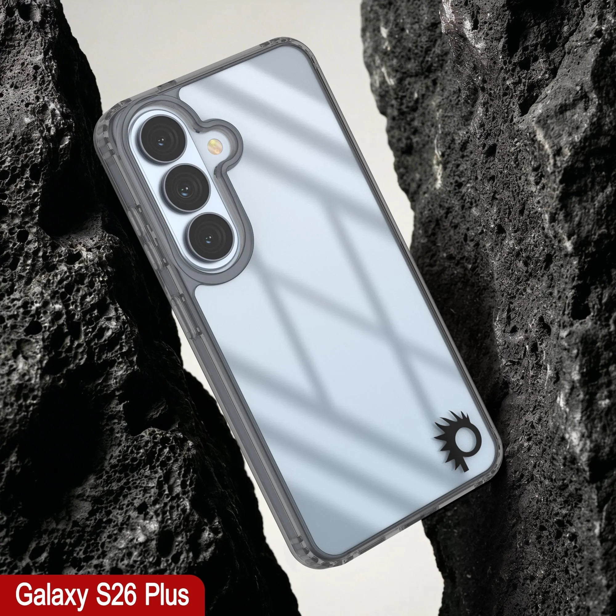 Galaxy S26 Plus Case [Clear Acrylic Series] [Non-Slip] For Galaxy S26 Plus [Transparent Black]