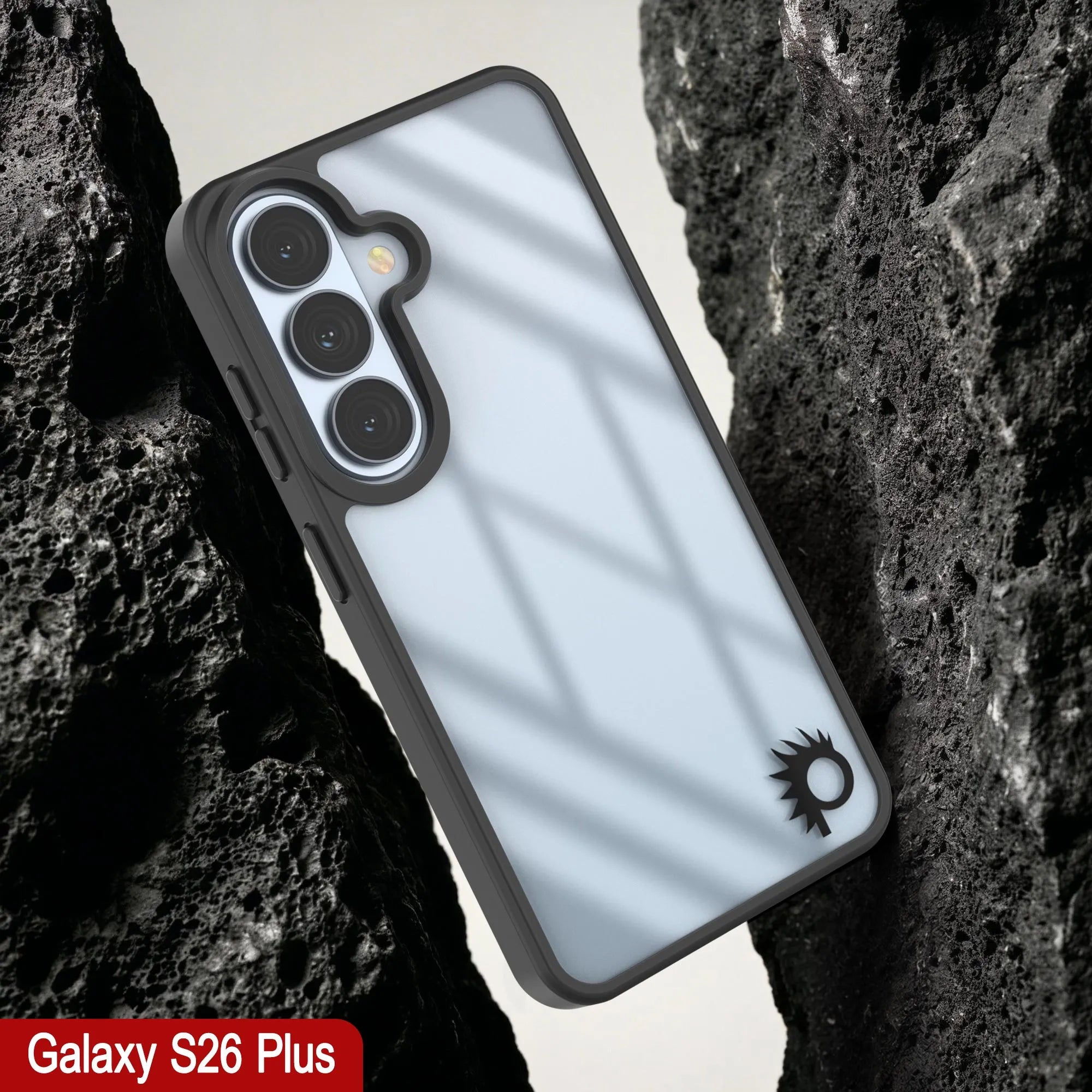 Galaxy S26 Plus Case [Clear Acrylic Series] [Non-Slip] For Galaxy S26 Plus [Black]